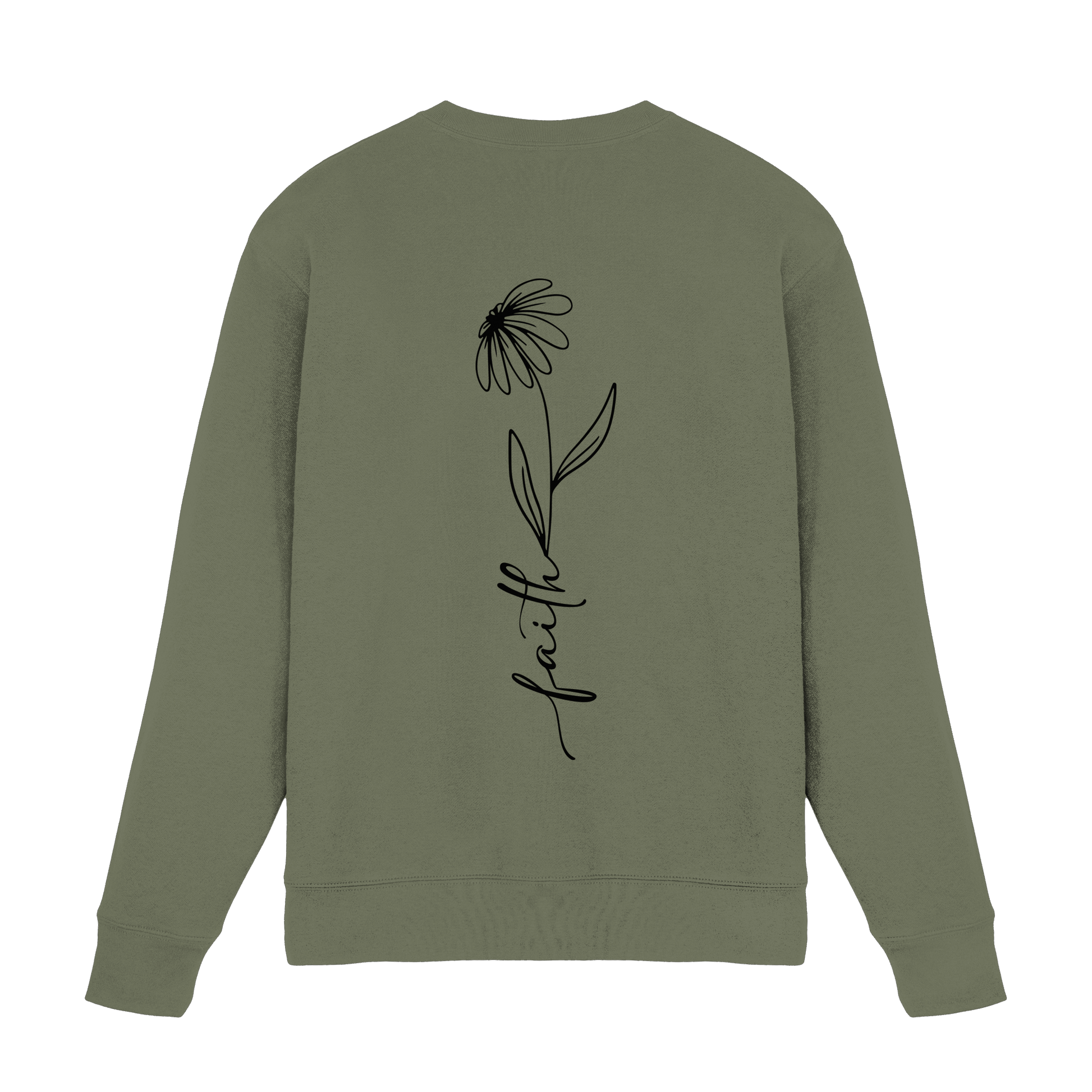 Faith – Glaube, der aufblüht - Premium Sweatshirt