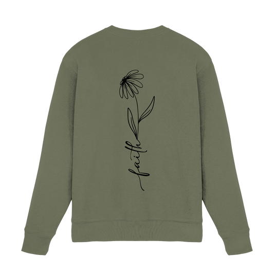 Faith – Glaube, der aufblüht - Premium Sweatshirt