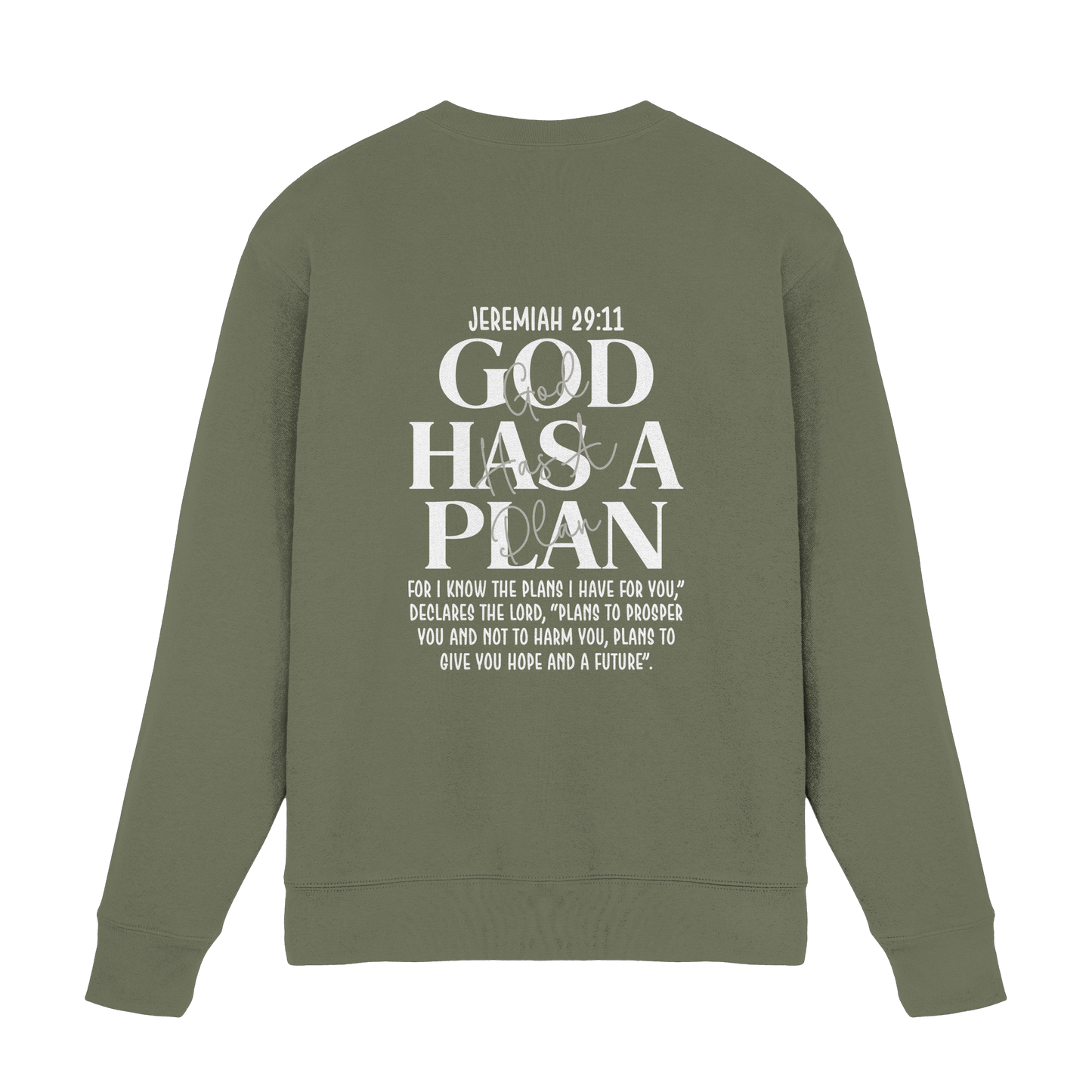 Jeremiah 29:11 – God Has a Plan | Christliches Design - Premium Sweatshirt