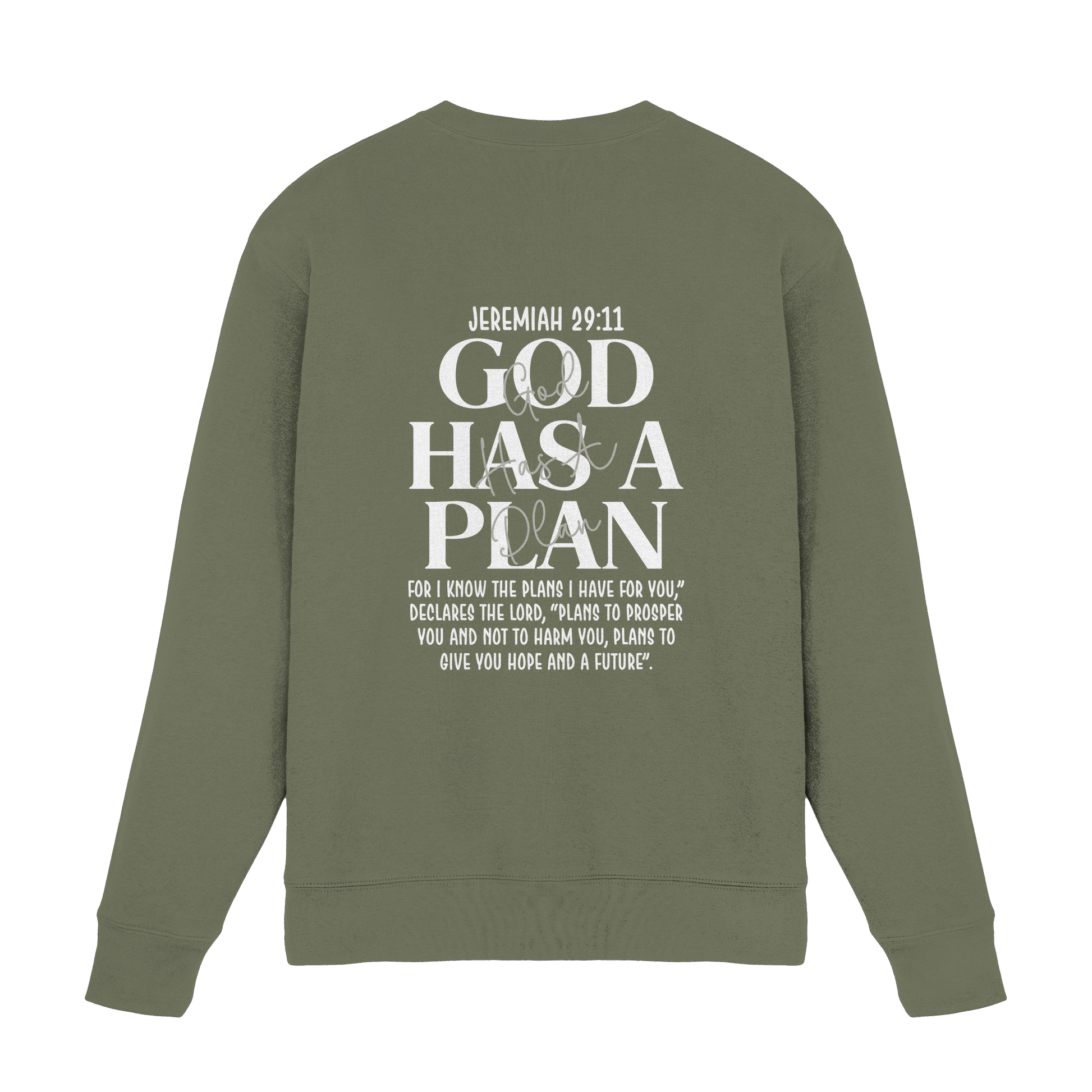 Jeremiah 29:11 – God Has a Plan | Christliches Design - Premium Sweatshirt