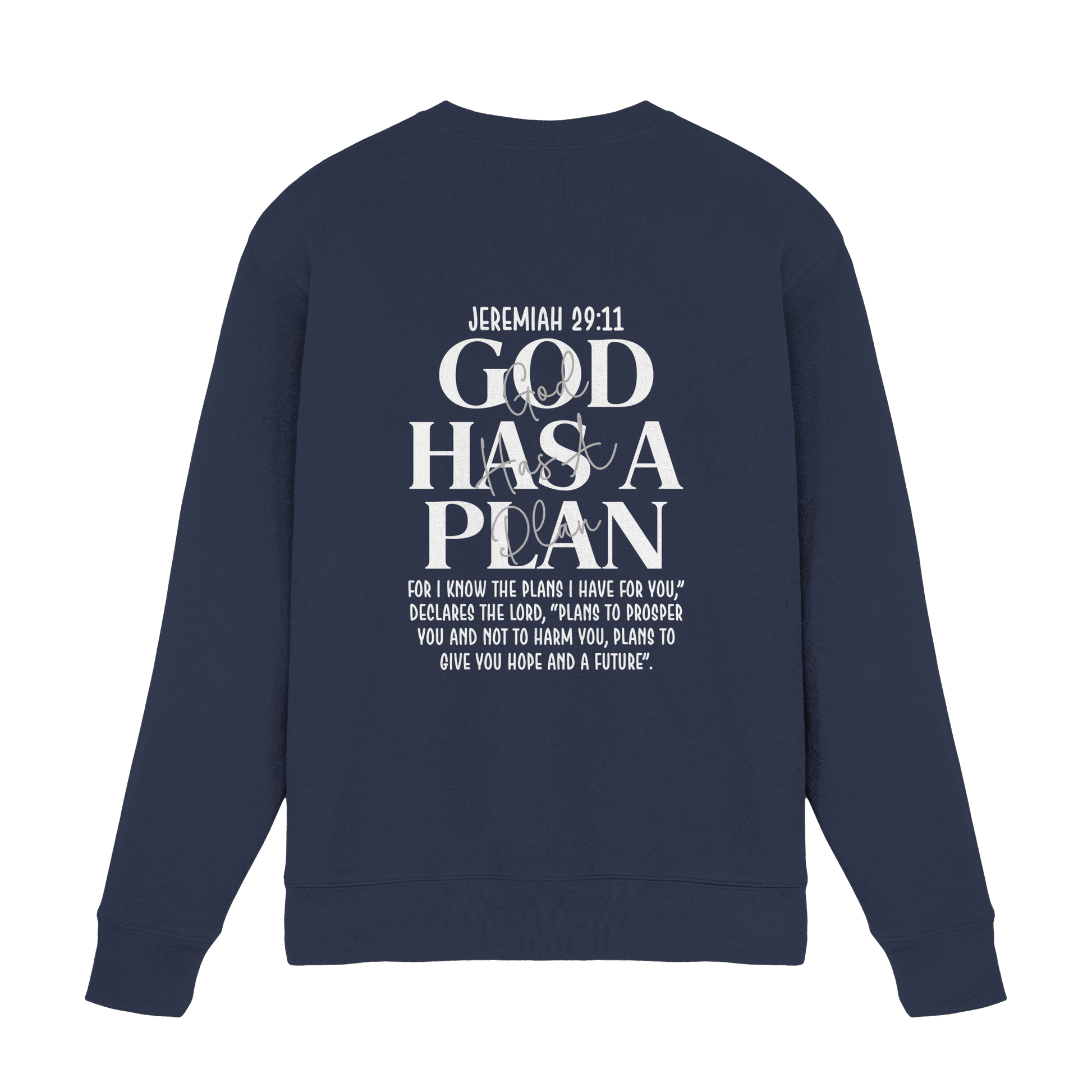 Jeremiah 29:11 – God Has a Plan | Christliches Design - Premium Sweatshirt