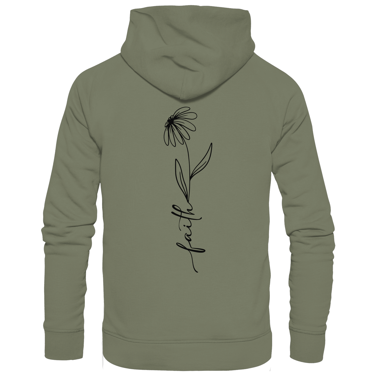 Faith – Glaube, der aufblüht - Premium Unisex Hoodie