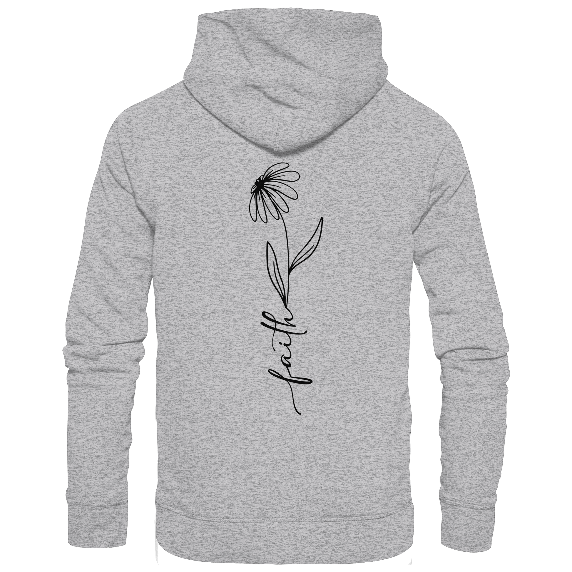 Faith – Glaube, der aufblüht - Premium Unisex Hoodie