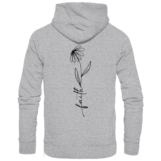 Faith – Glaube, der aufblüht - Premium Unisex Hoodie