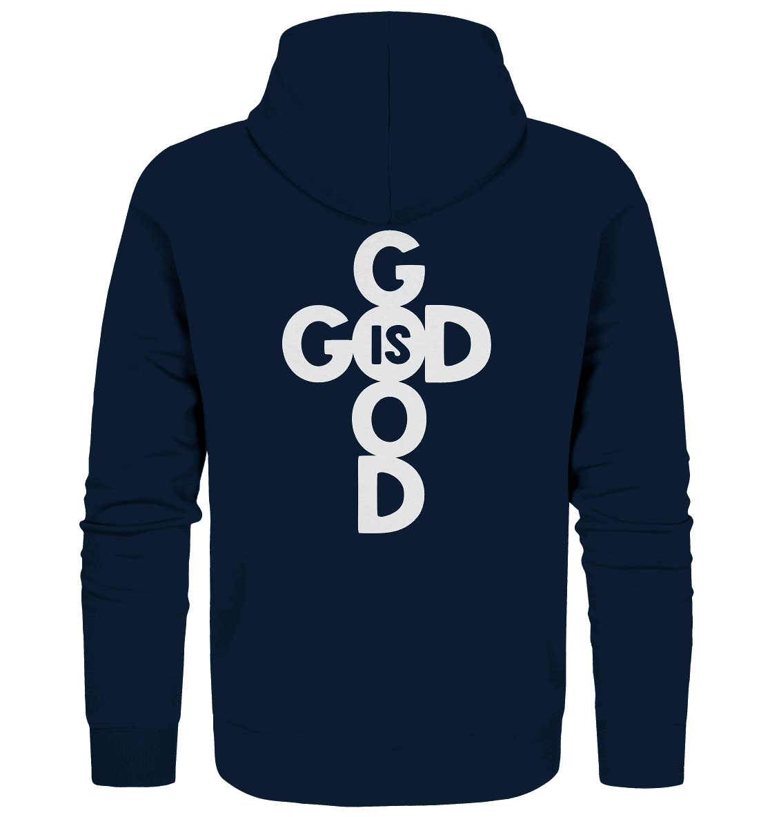 God is Good | Christliche Kleidung & Geschenke im Kreuz-Design - Zipper