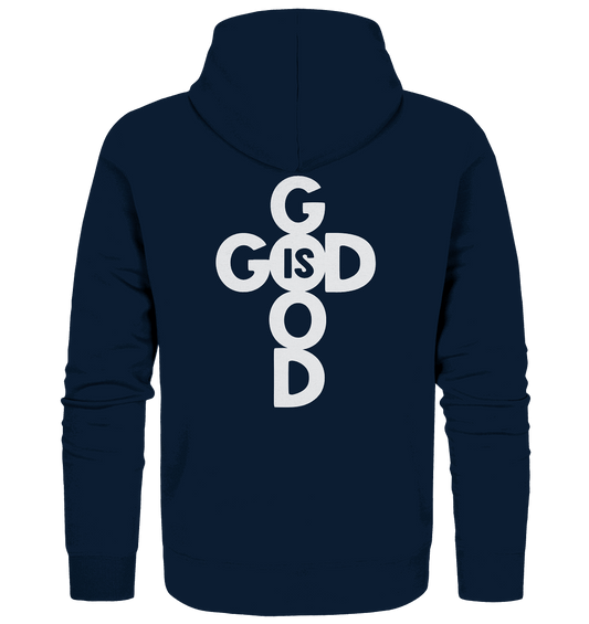 God is Good | Christliche Kleidung & Geschenke im Kreuz-Design - Zipper