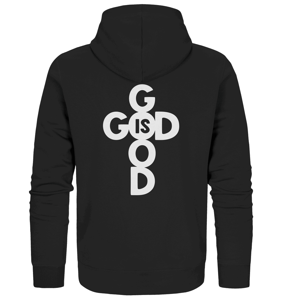God is Good | Christliche Kleidung & Geschenke im Kreuz-Design - Zipper