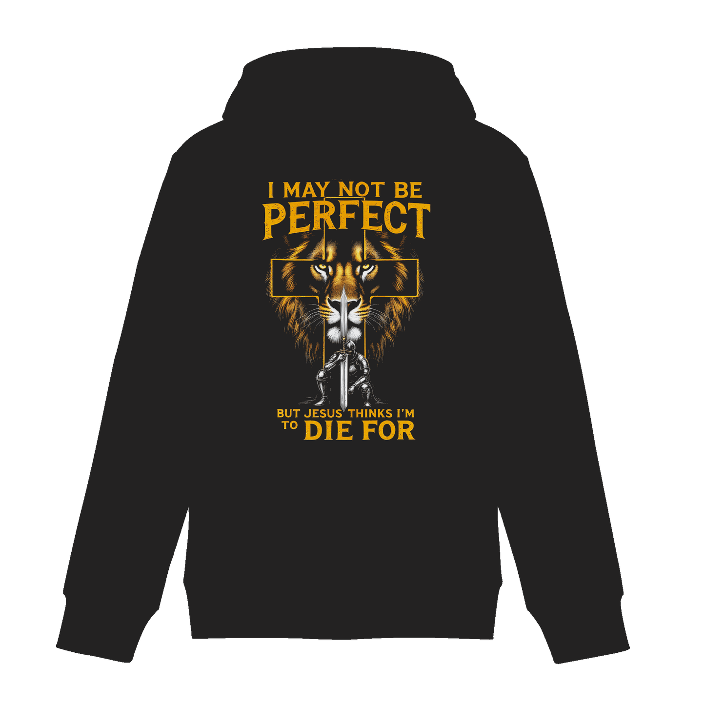 I May Not Be Perfect, But Jesus Thinks I’m to Die For | Christliches Design mit Botschaft der Gnade - Zipper