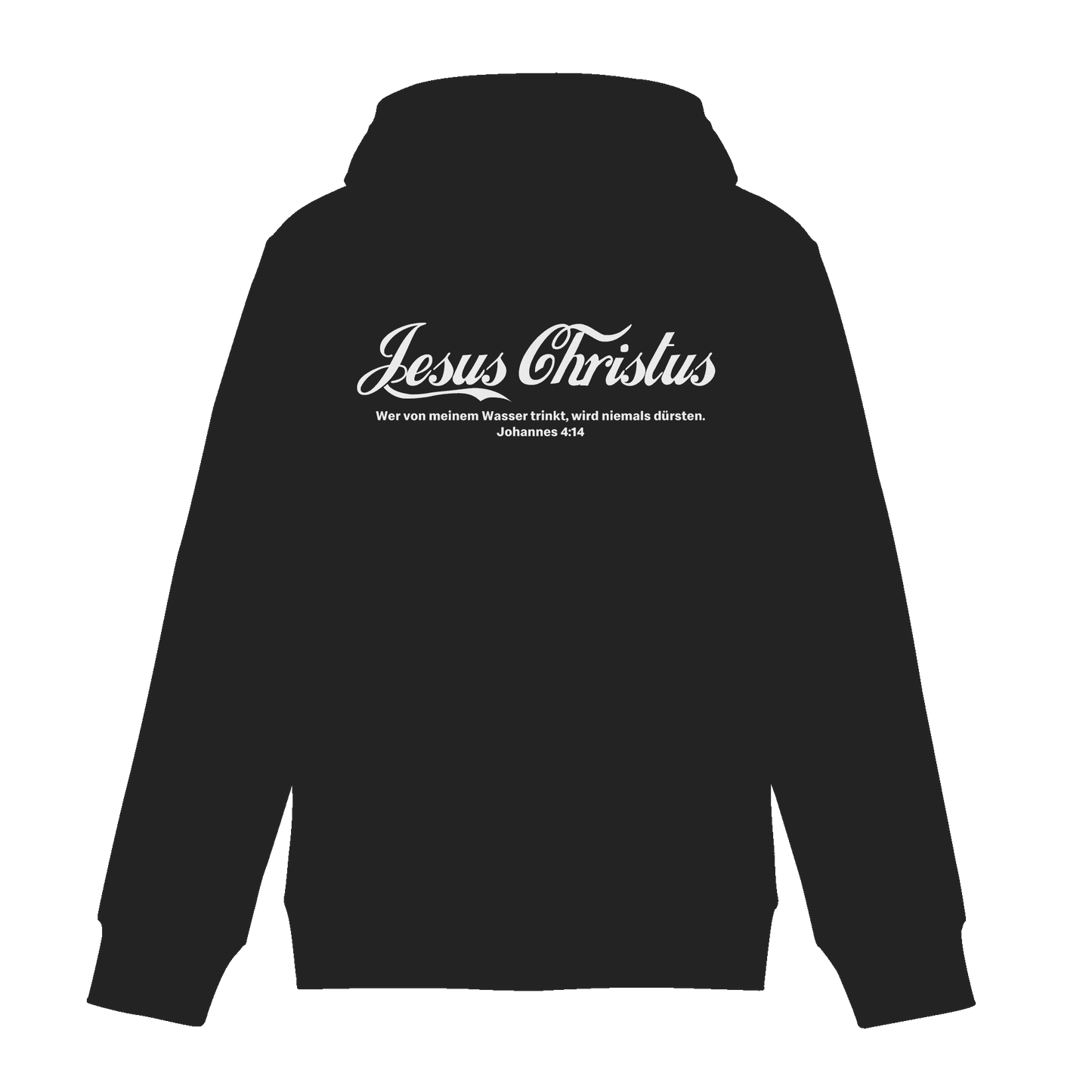 Jesus Christus – Johannes 4,14 | Christliches Statement Design „Lebendiges Wasser“ - Zipper