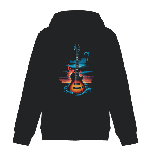 Fire & Water Guitar – Künstlerisches Gitarren Design für Musiker & Worshipper - Zipper