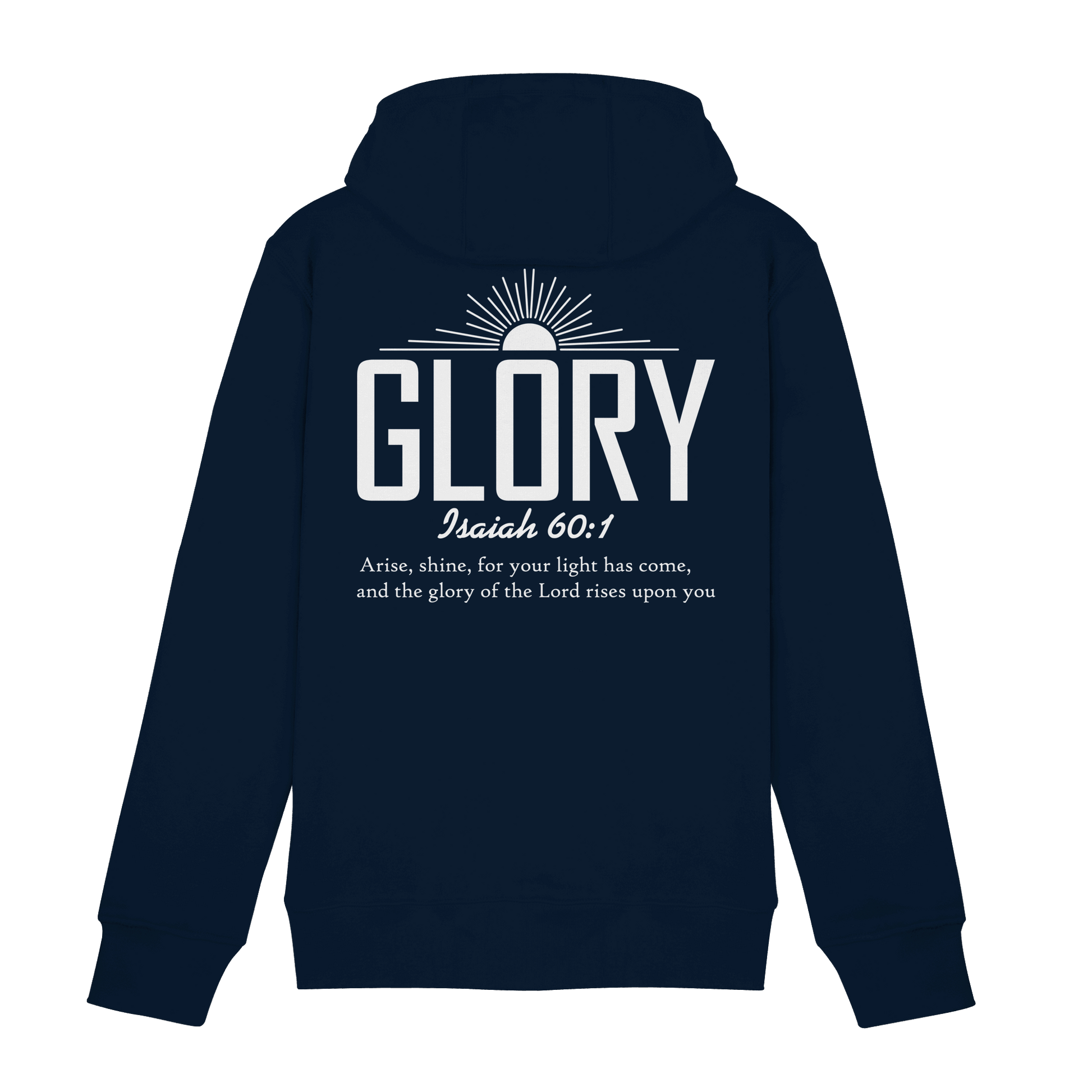 Isaiah 60:1 – Glory | Christliches Design mit Bibelvers - Zipper