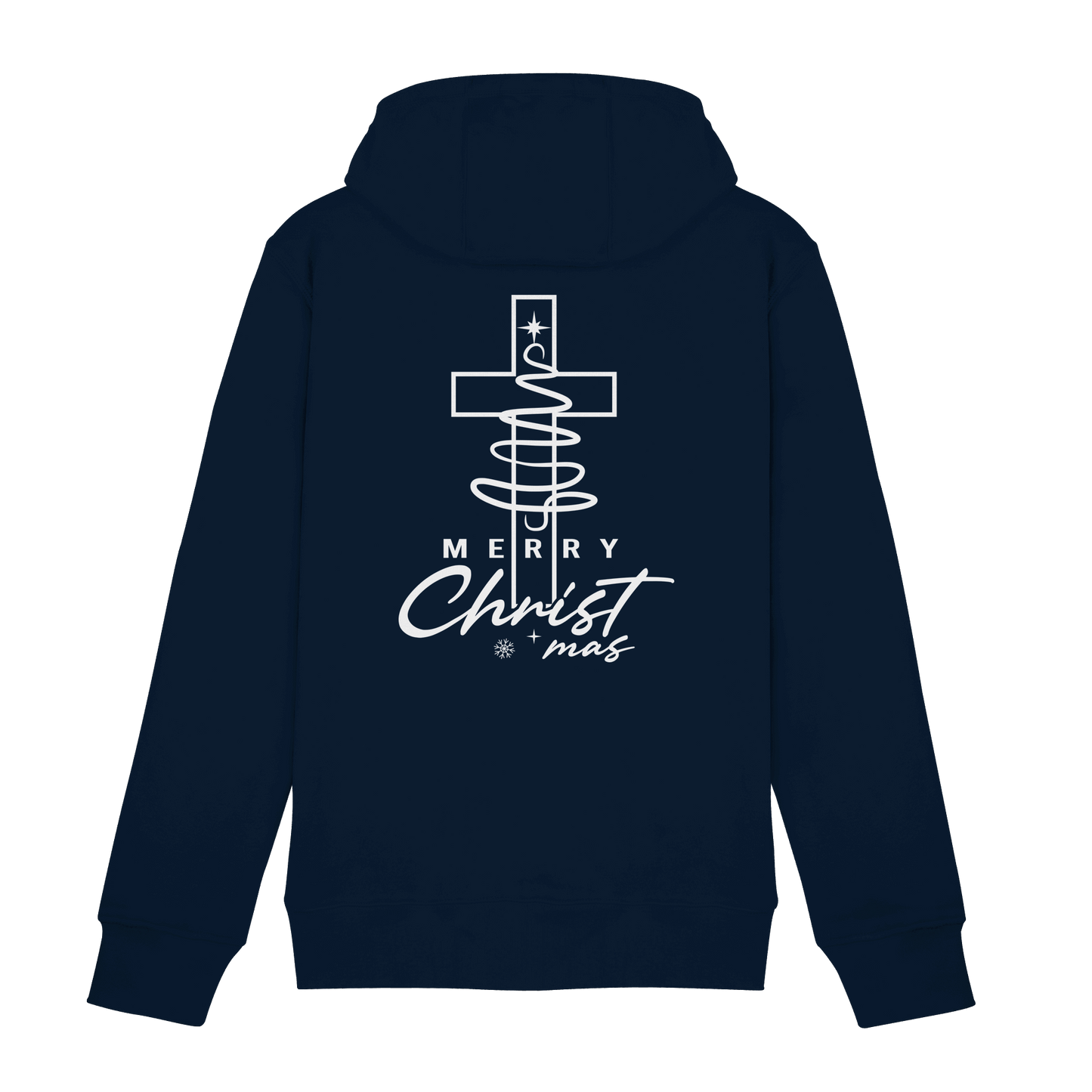 Kreuz und Christbaum – Merry Christ*mas Design - Zipper