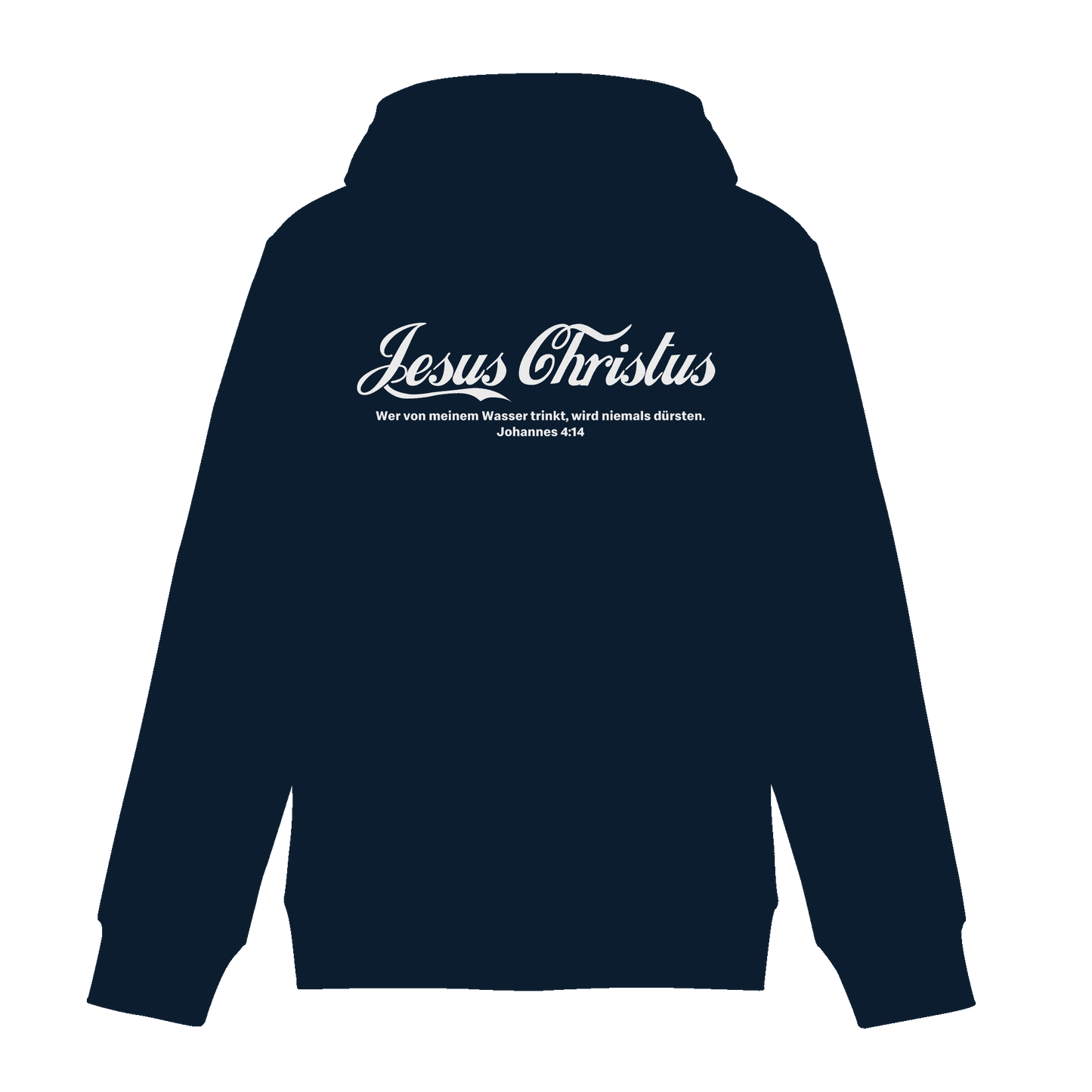 Jesus Christus – Johannes 4,14 | Christliches Statement Design „Lebendiges Wasser“ - Zipper