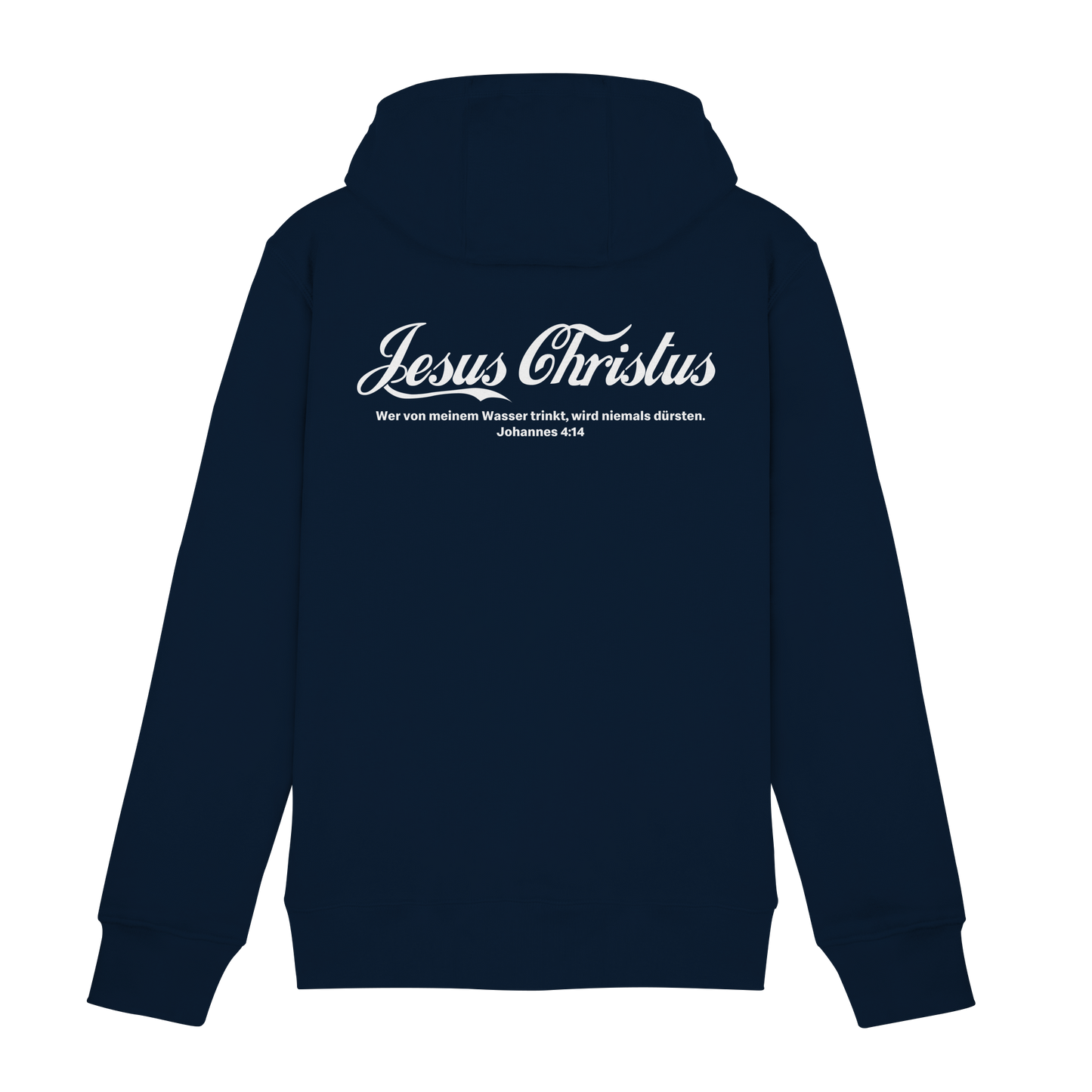 Jesus Christus – Johannes 4,14 | Christliches Statement Design „Lebendiges Wasser“ - Zipper