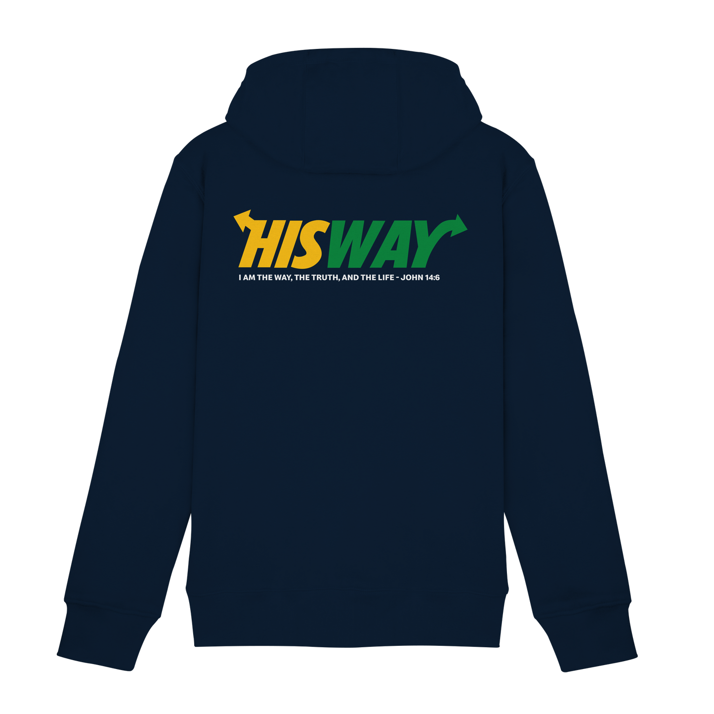 His Way – John 14:6 | Christliches Statement Design mit Johannes 14,6 - Zipper