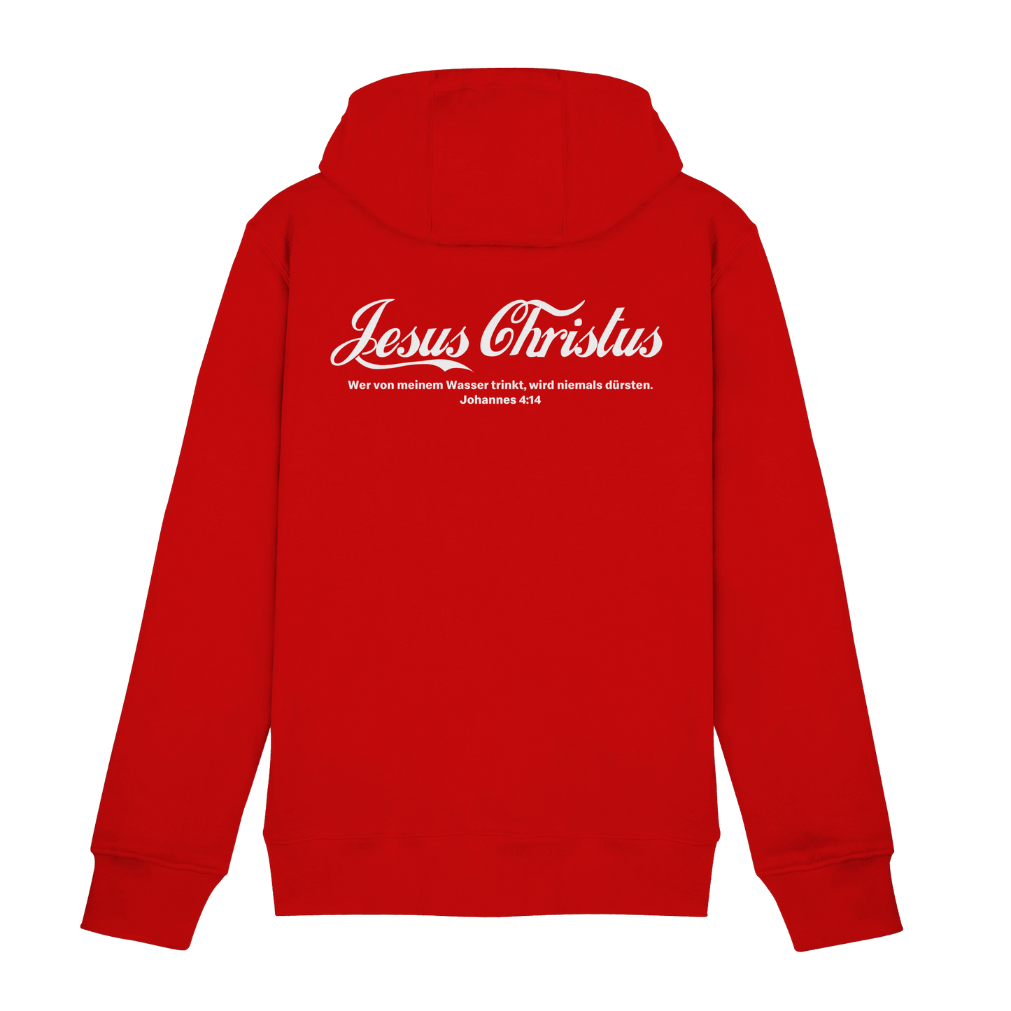 Jesus Christus – Johannes 4,14 | Christliches Statement Design „Lebendiges Wasser“ - Zipper