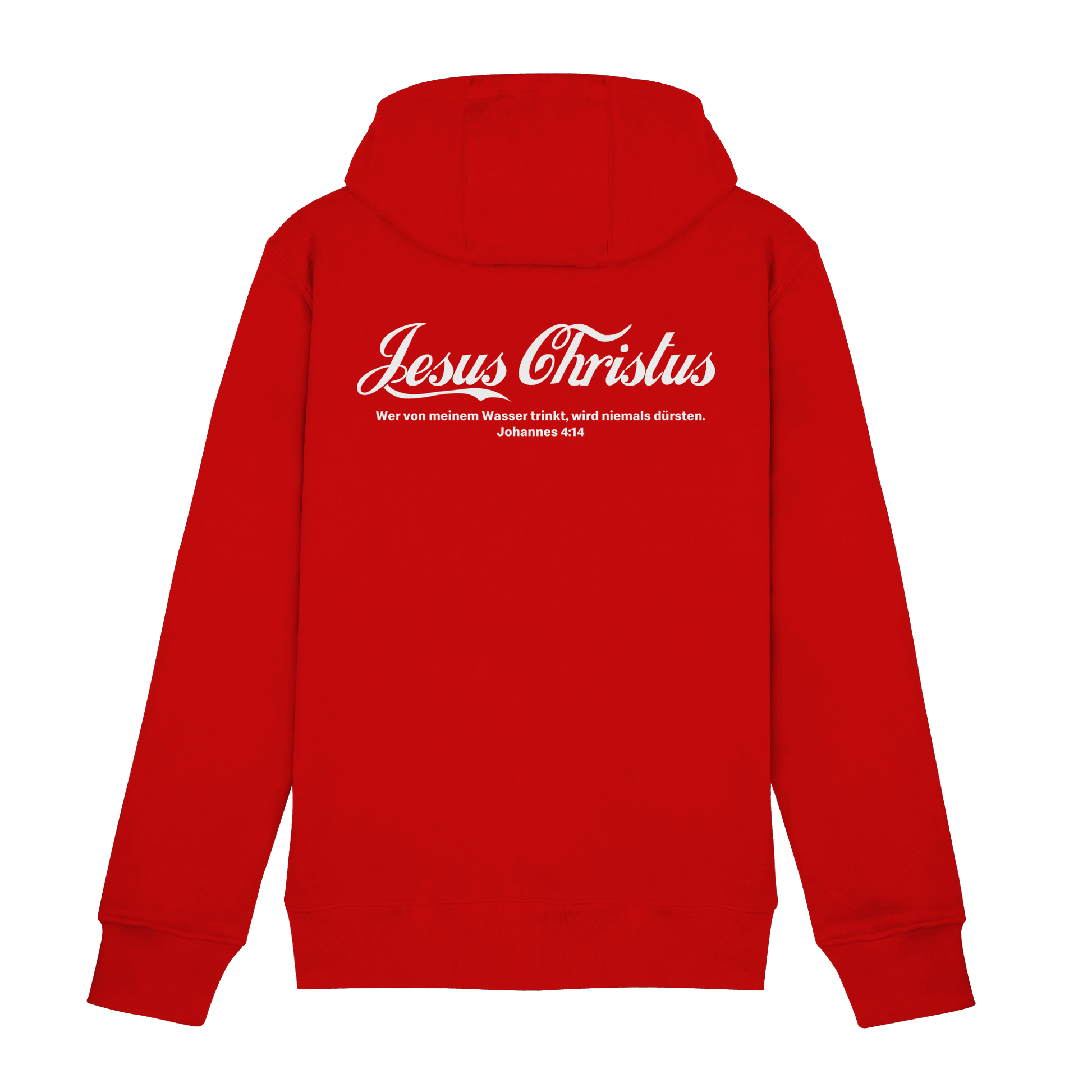 Jesus Christus – Johannes 4,14 | Christliches Statement Design „Lebendiges Wasser“ - Zipper