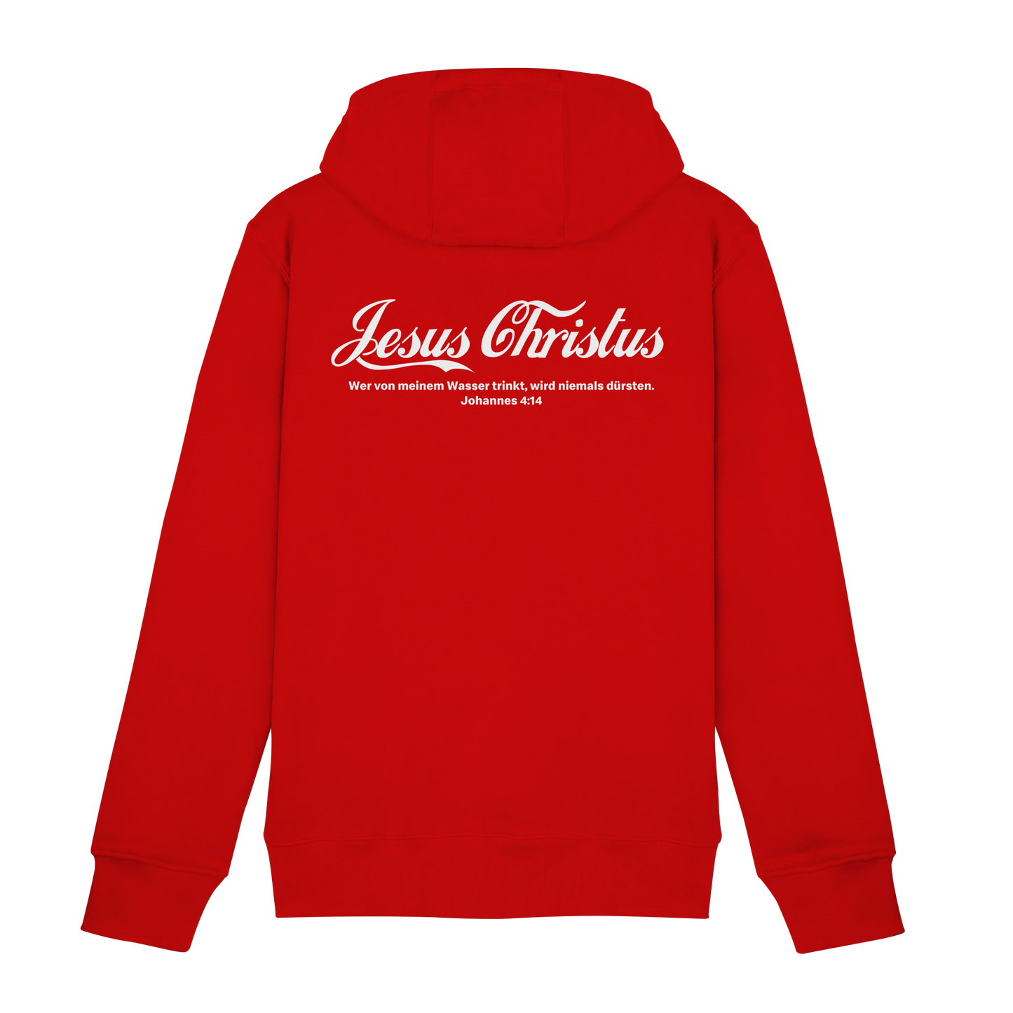 Jesus Christus – Johannes 4,14 | Christliches Statement Design „Lebendiges Wasser“ - Zipper