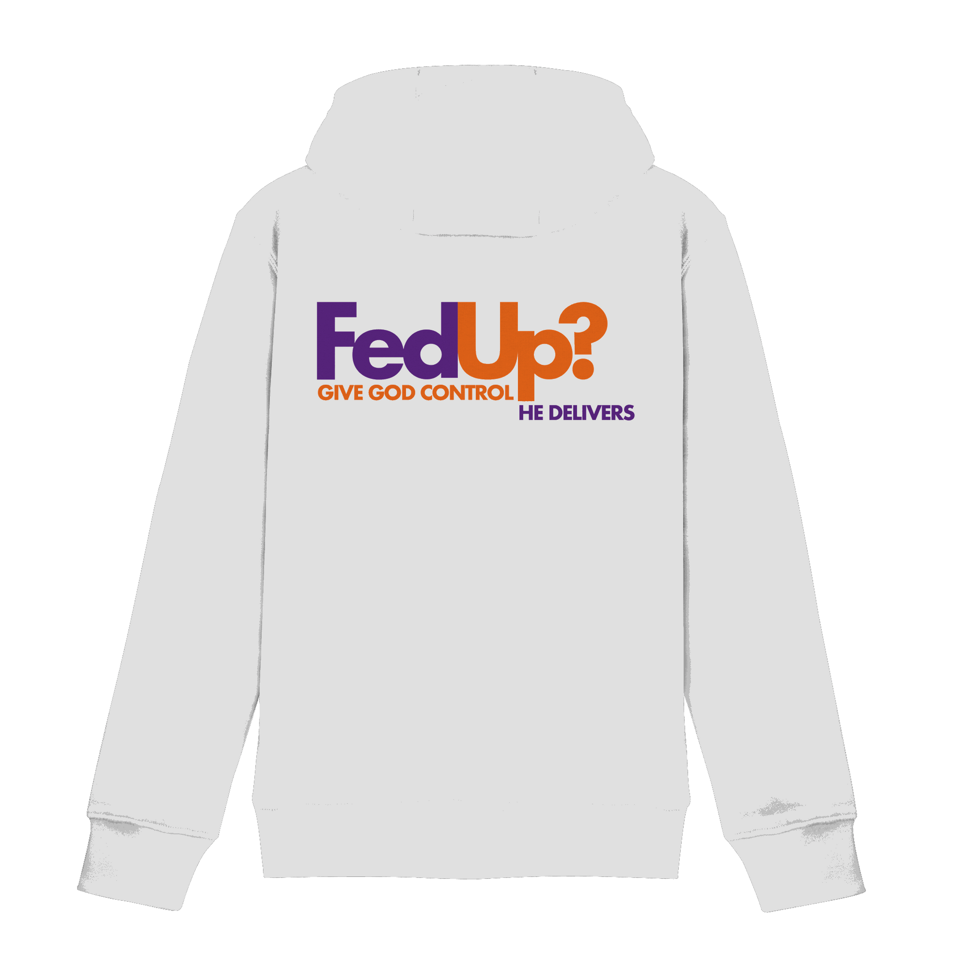 Fed Up? Give God Control – He Delivers | Psalm 34,19 Christliches Statement Design - Zipper