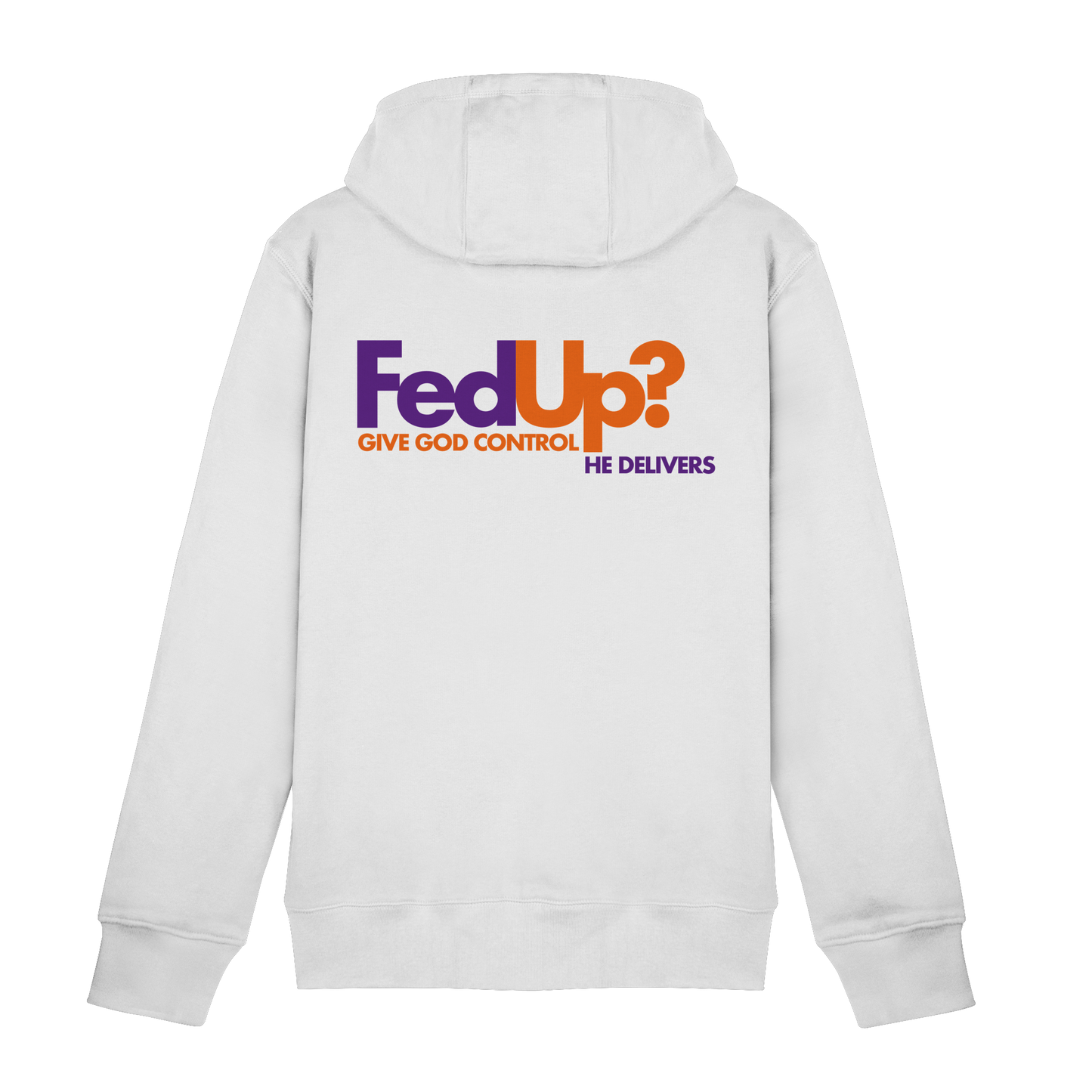 Fed Up? Give God Control – He Delivers | Psalm 34,19 Christliches Statement Design - Zipper