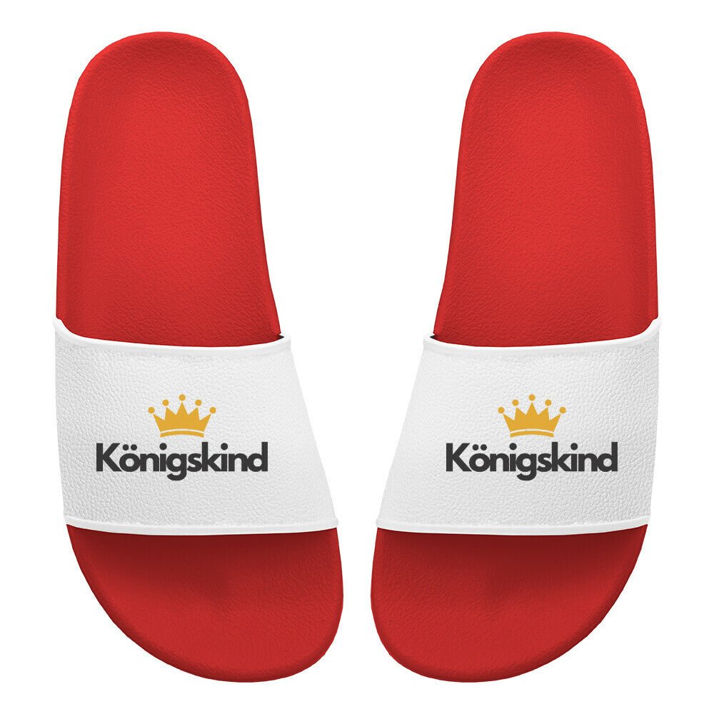 Badelatschen „Königskind“ – Schritt für Schritt in deiner königlichen Identität - Slippers - 36 - GfoitMa