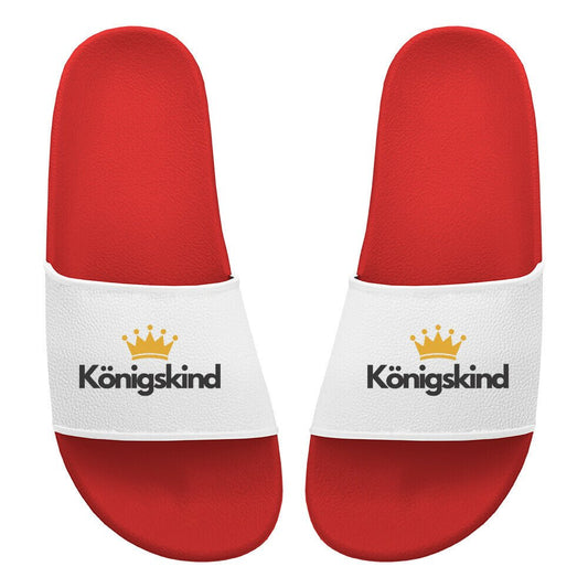 Badelatschen „Königskind“ – Schritt für Schritt in deiner königlichen Identität - Slippers - 36 - GfoitMa