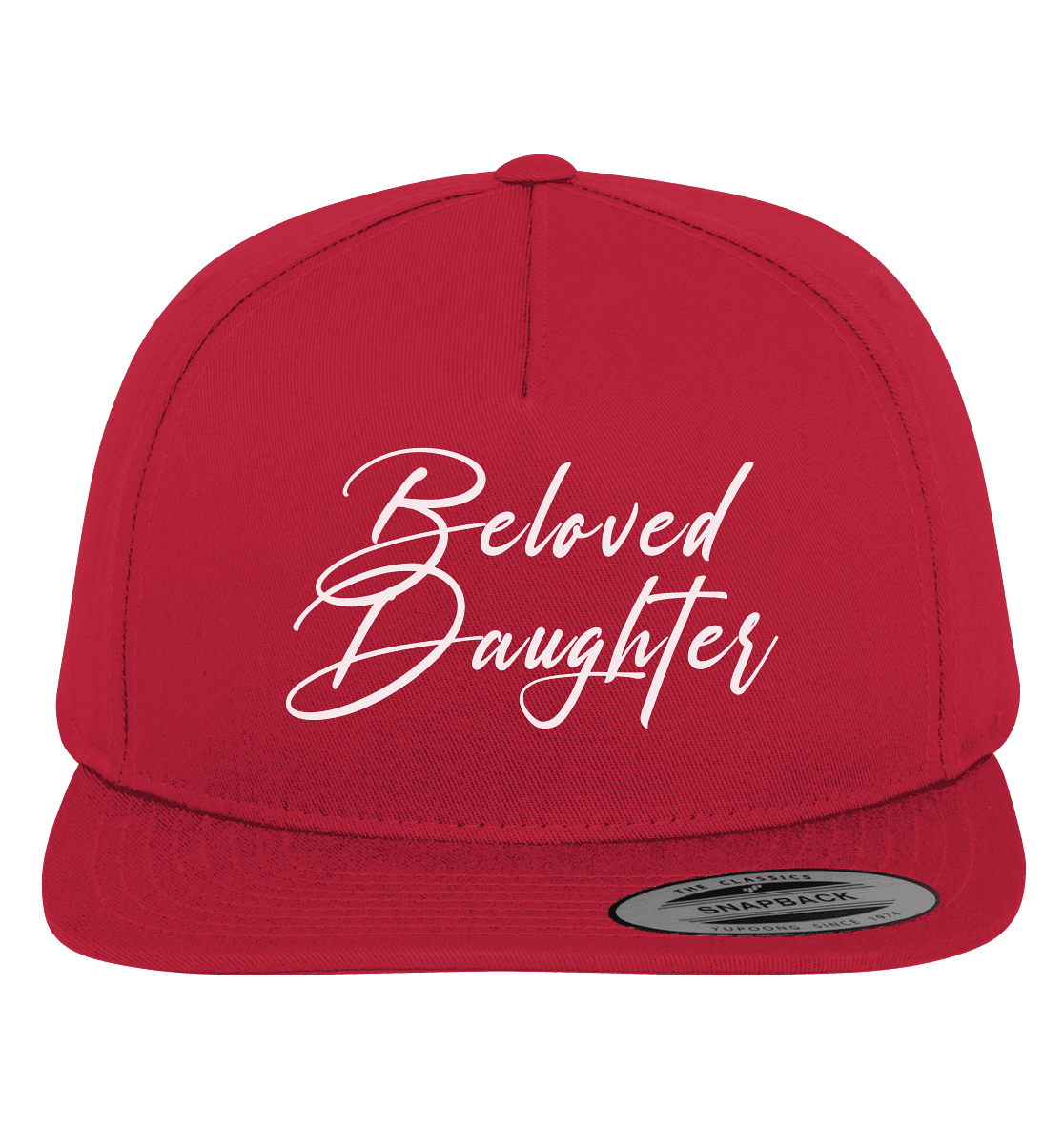 Beloved Daughter – Geliebte Tochter Gottes - Premium Snapback - GfoitMa - Red / Green / One Size