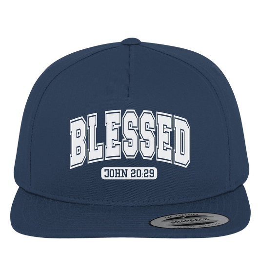 Blessed – John 20:29 - Premium Snapback - GfoitMa - Navy / Green / One Size