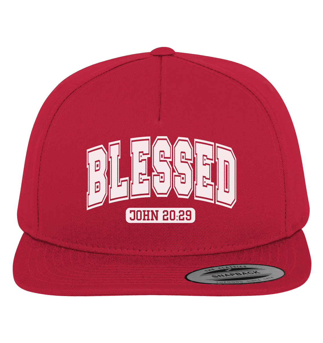 Blessed – John 20:29 - Premium Snapback - GfoitMa - Red / Green / One Size