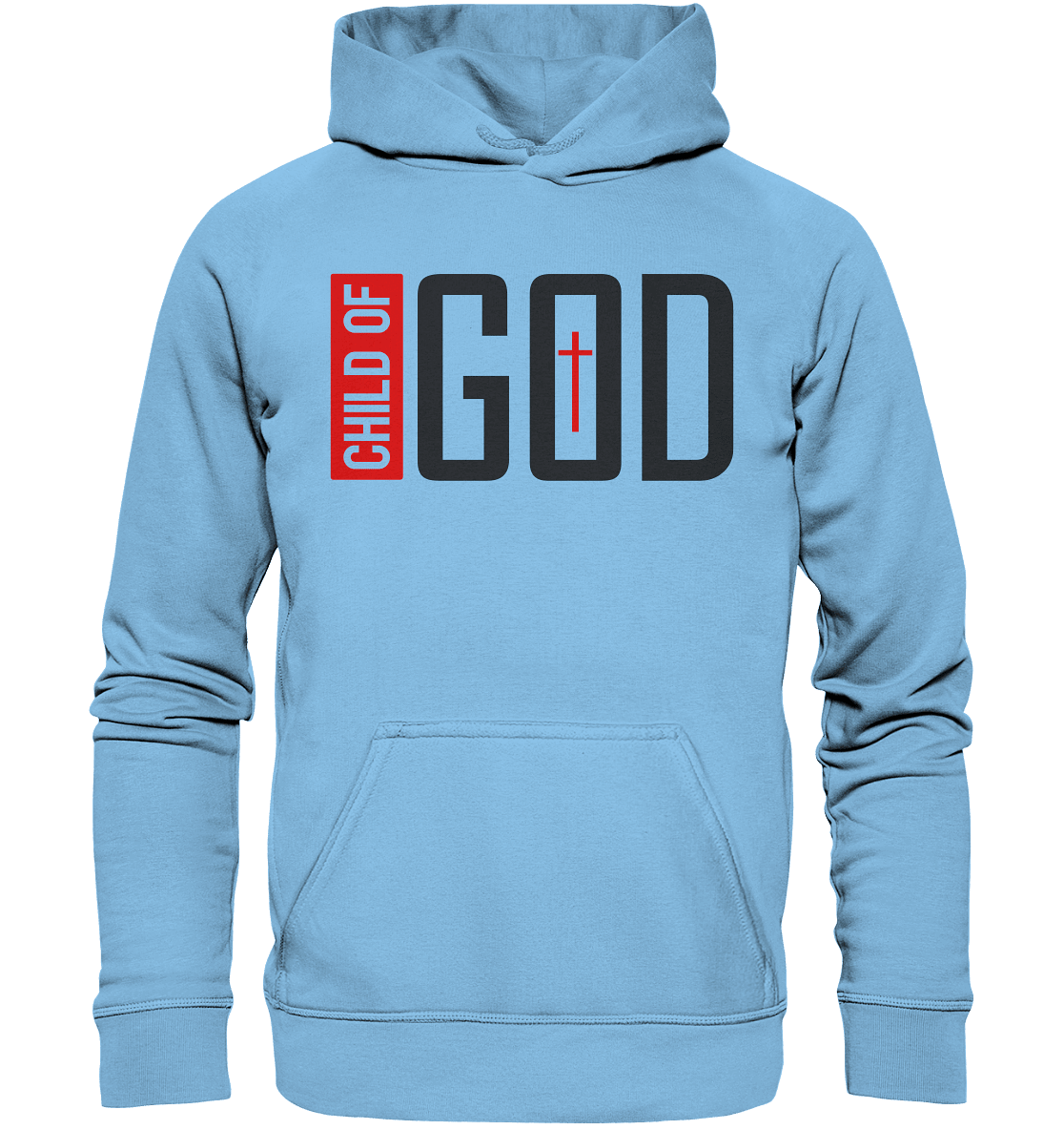 Child of God – Deine Identität in Christus | Christliche Kleidung - Kids Premium Hoodie - Kids & Babys - Sky Blue - GfoitMa