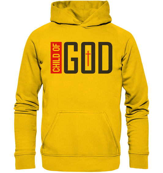 Child of God – Deine Identität in Christus | Christliche Kleidung - Kids Premium Hoodie - Kids & Babys - Sunflower - GfoitMa