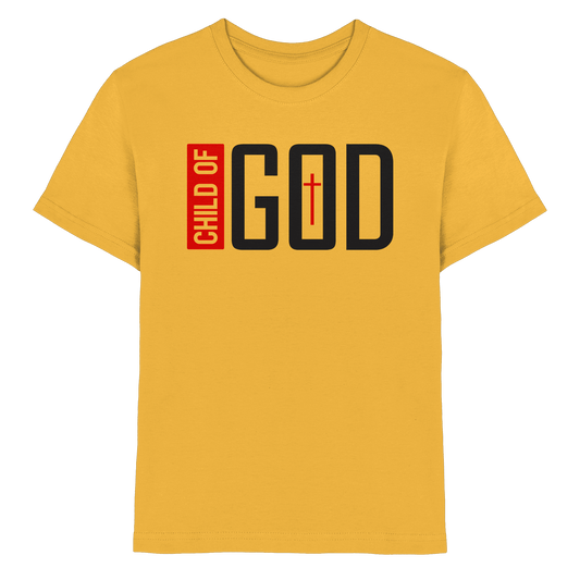 Child of God – Deine Identität in Christus | Christliche Kleidung - Kids Premium Shirt - Kids & Babys - Gold - GfoitMa
