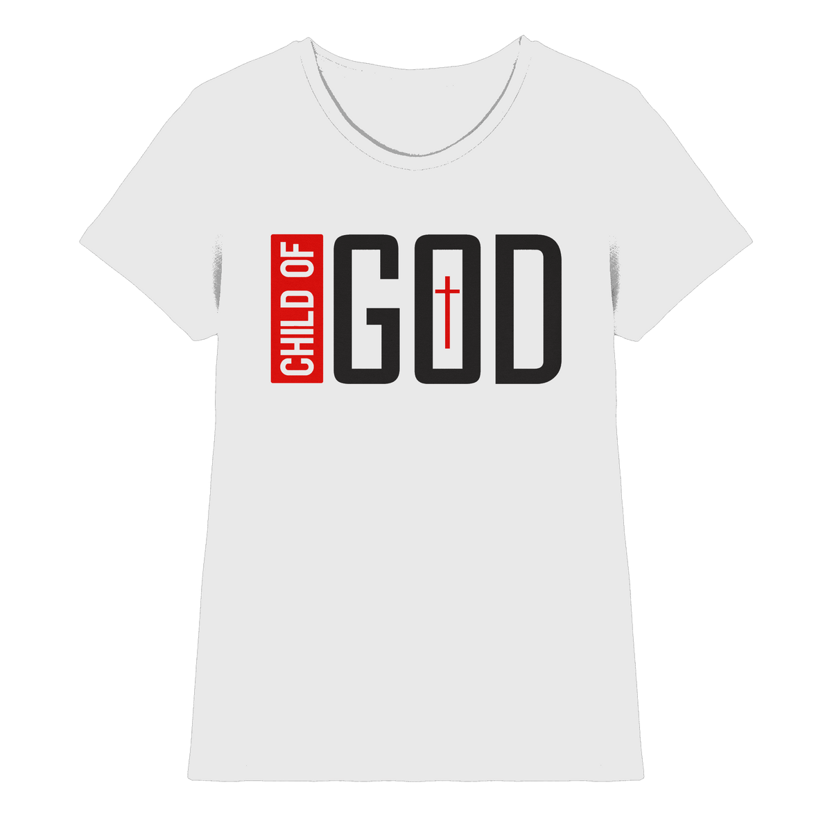 Child of God – Deine Identität in Christus | Christliche Kleidung - Ladies Premium Shirt - Lady-Shirts - White - GfoitMa