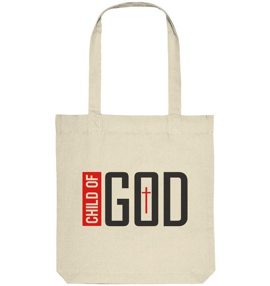 Child of God – Deine Identität in Christus | Christliche Kleidung - Organic Tote-Bag - Taschen - Natural - GfoitMa