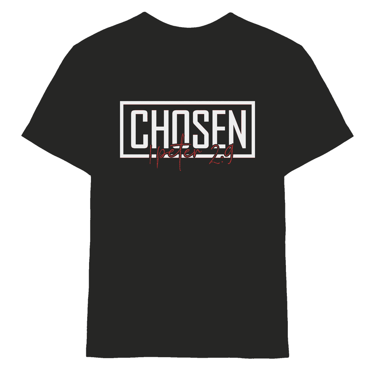 Chosen – 1. Petrus 2:9 – Auserwählt und berufen | Christliche Produkte - Kids Premium Shirt - Kids & Babys - Black - GfoitMa