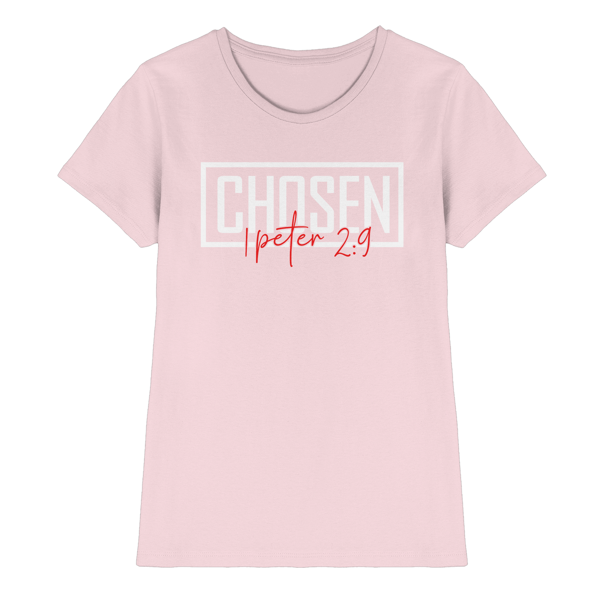Chosen – 1. Petrus 2:9 – Auserwählt und berufen | Christliche Produkte - Ladies Premium Shirt - Lady-Shirts - Orchid Pink - GfoitMa