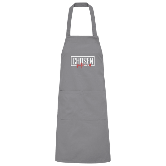 Chosen – 1. Petrus 2:9 – Auserwählt und berufen | Christliche Produkte - Organic Grillschürze - Home & Living - Dark Grey (Solid) - GfoitMa