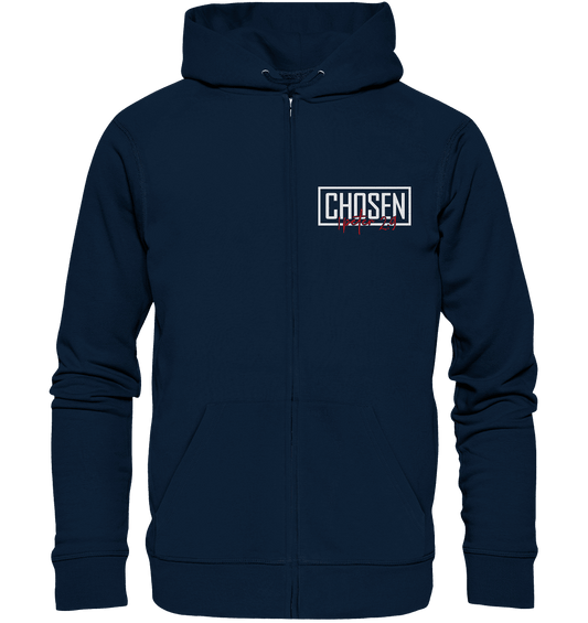 Chosen – 1. Petrus 2:9 – Auserwählt und berufen | Christliche Produkte - Zipper - Jacken/ Zipper - Navy - GfoitMa
