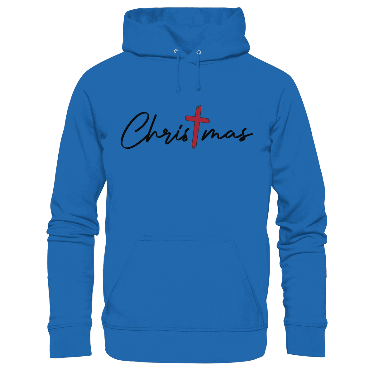 Christmas – das Kreuz im Mittelpunkt von Weihnachten | Christliches Design - Kids Premium Hoodie - Kids & Babys - Royal Blau - GfoitMa