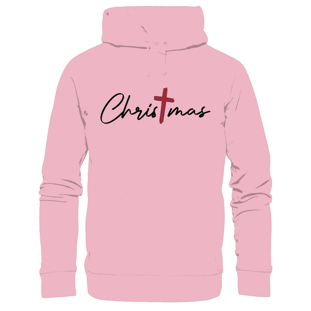 Christmas – das Kreuz im Mittelpunkt von Weihnachten | Christliches Design - Kids Premium Hoodie - Kids & Babys - Light Pink - GfoitMa