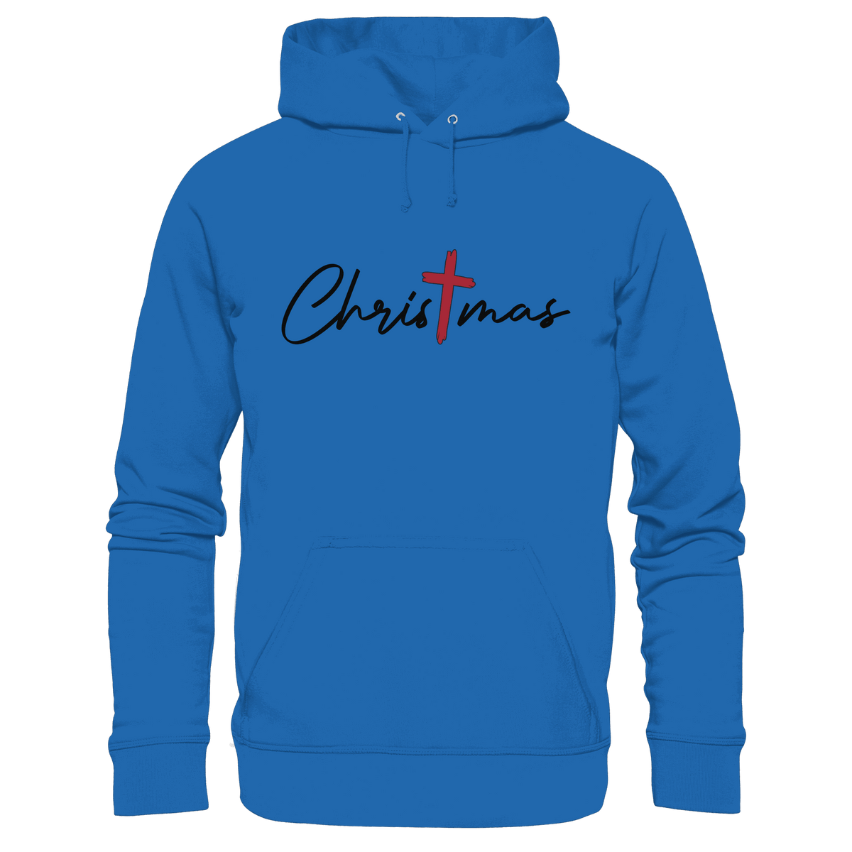 Christmas – das Kreuz im Mittelpunkt von Weihnachten | Christliches Design - Premium Unisex Hoodie - Hoodies - Royal Blau - GfoitMa