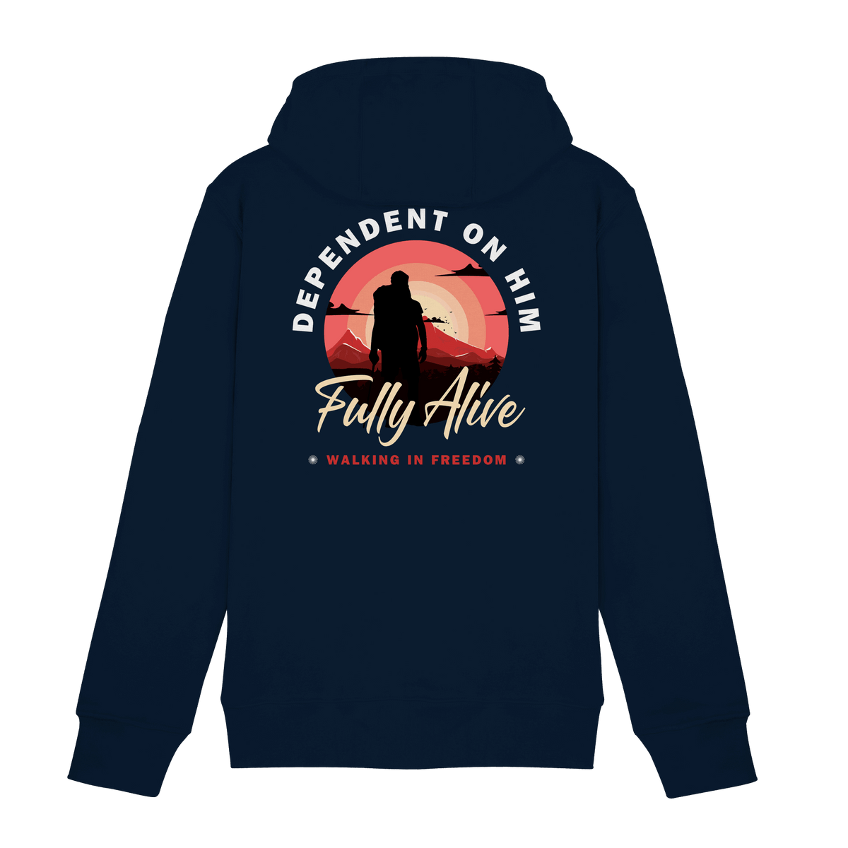 Dependent on Him – Fully Alive - Zipper - Jacken/ Zipper - Navy - GfoitMa