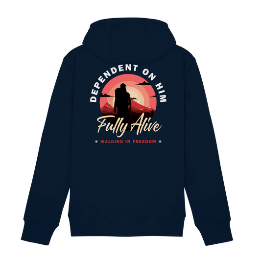 Dependent on Him – Fully Alive - Zipper - Jacken/ Zipper - Navy - GfoitMa