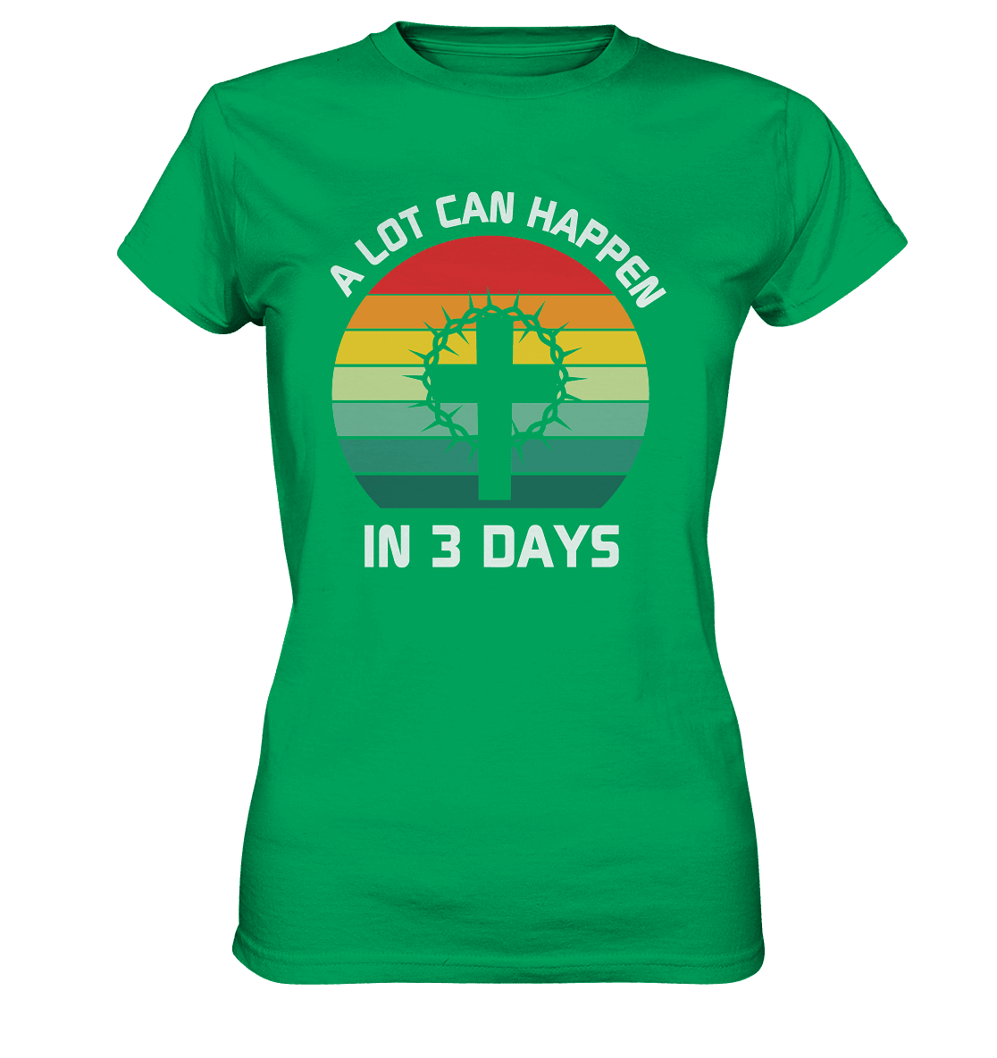 Drei Tage, die alles verändert haben - Ladies Premium Shirt - Lady-Shirts - Kelly Green - GfoitMa