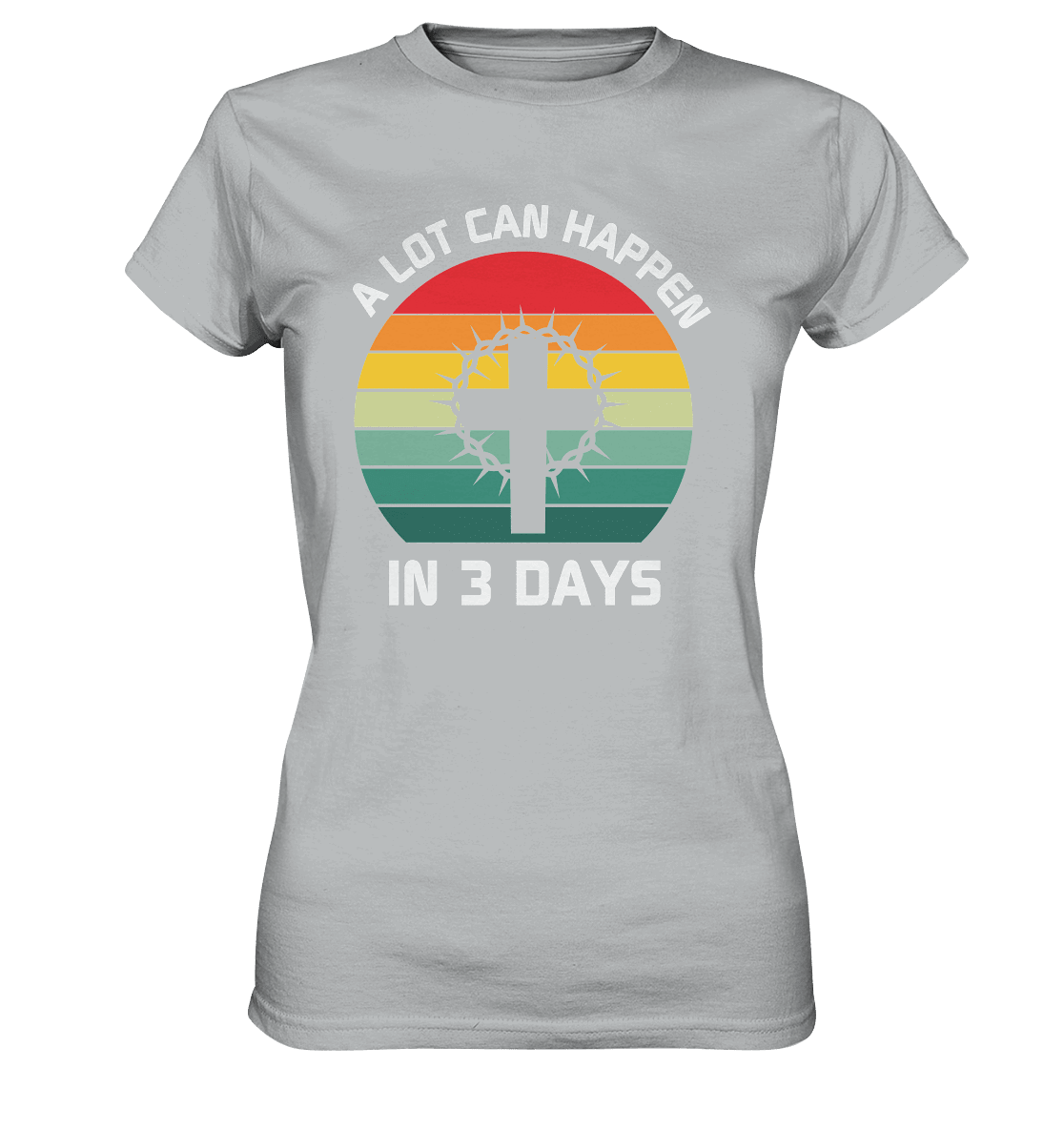 Drei Tage, die alles verändert haben - Ladies Premium Shirt - Lady-Shirts - Pacific Grey - GfoitMa