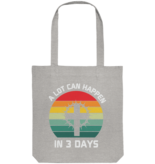 Drei Tage, die alles verändert haben - Organic Tote-Bag - Taschen - Heather Grey - GfoitMa