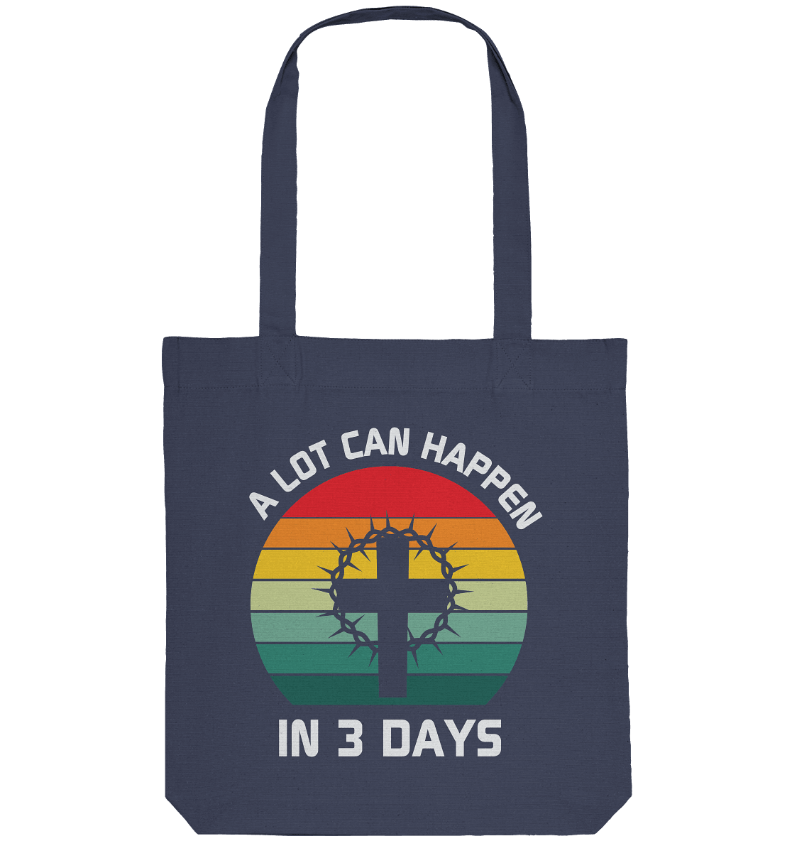 Drei Tage, die alles verändert haben - Organic Tote-Bag - Taschen - Midnight Blue - GfoitMa