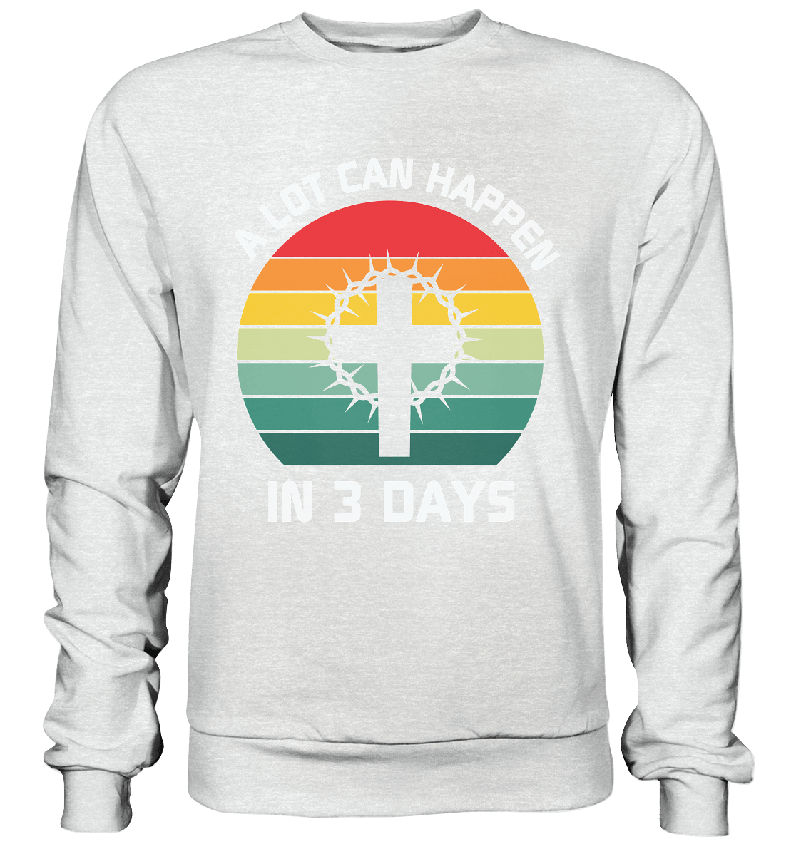 Drei Tage, die alles verändert haben - Premium Sweatshirt - Sweatshirts - Heather Grey (meliert) - GfoitMa