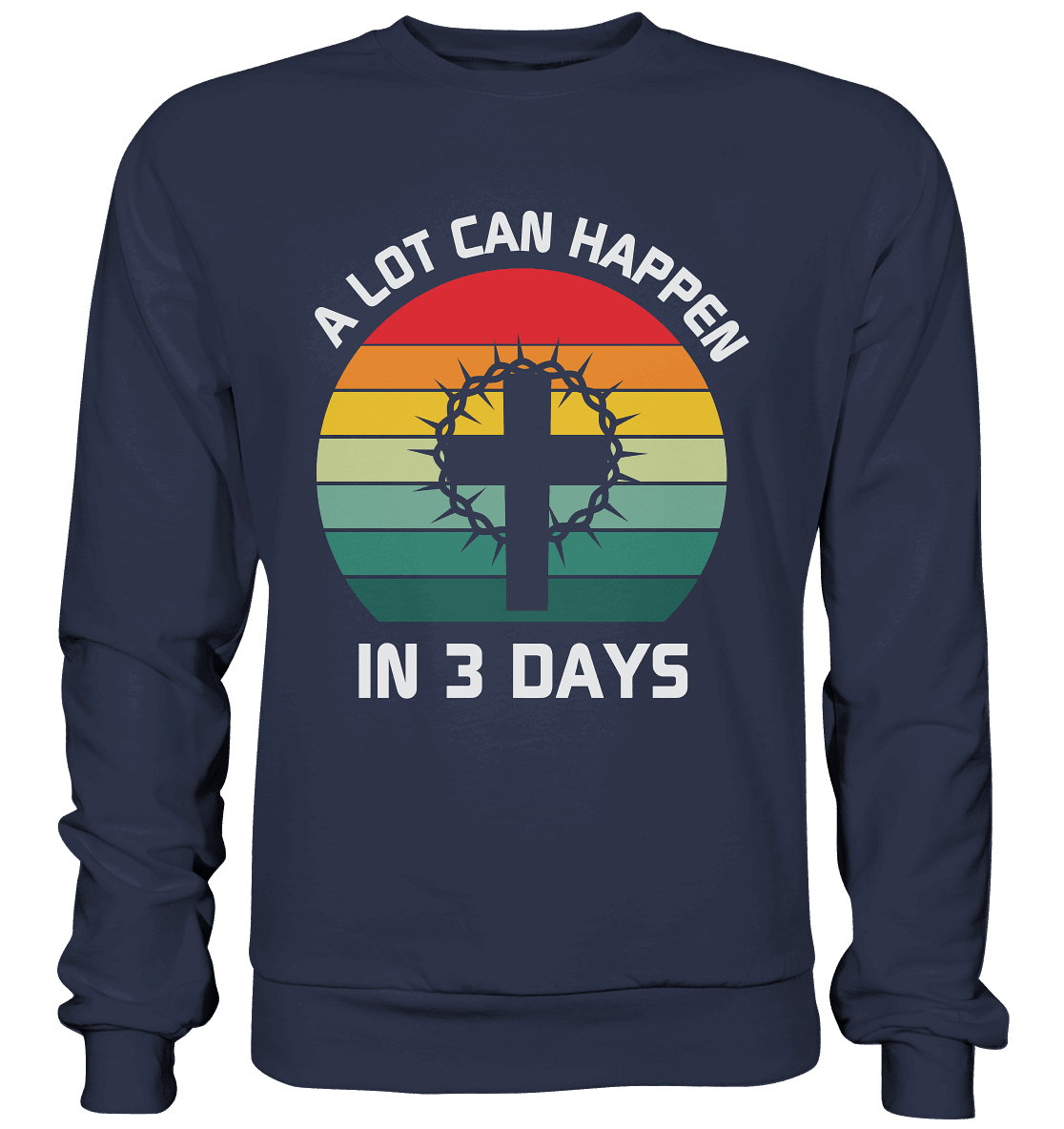 Drei Tage, die alles verändert haben - Premium Sweatshirt - Sweatshirts - Deep Navy - GfoitMa