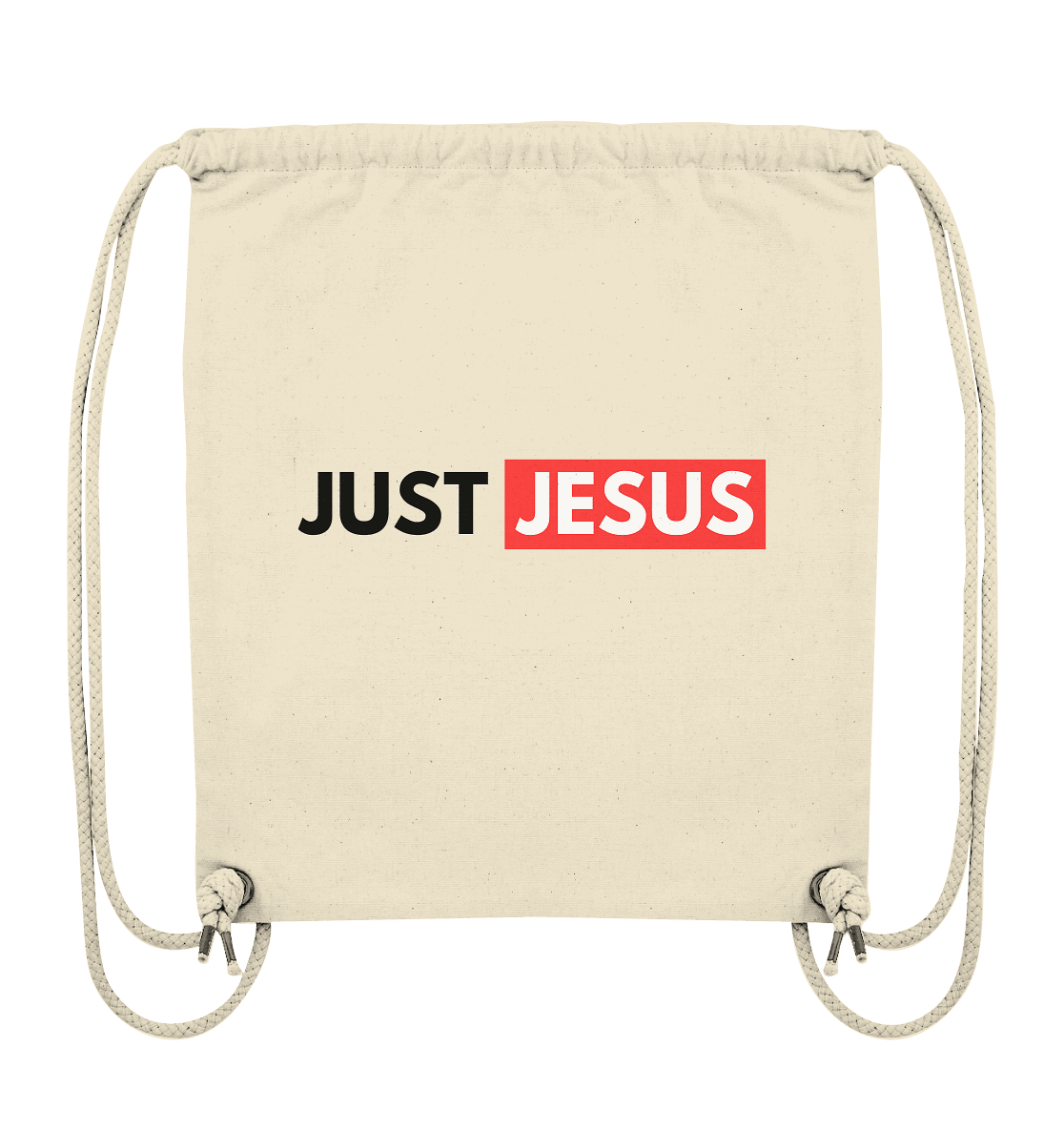 Einfach nur Jesus - Organic Gym-Bag - GfoitMa - Natural / ca. 38x42
